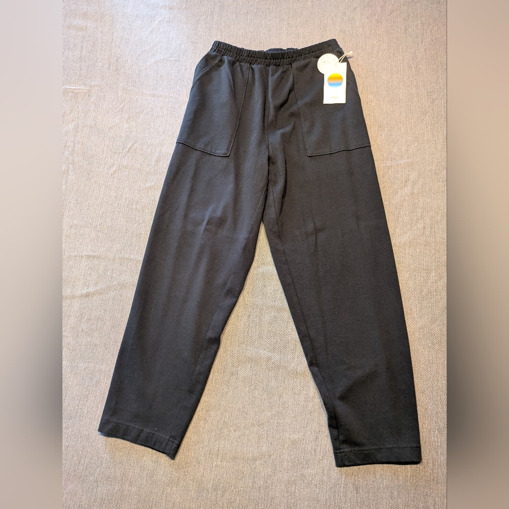 Vuori Mackenzie Women's Pants Black Size Small Cozy Elastic Waist Stretch Soft